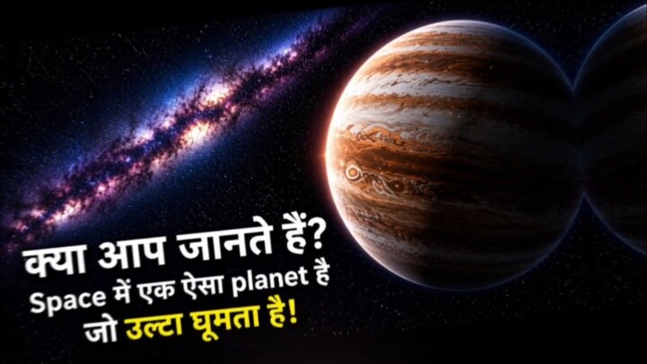 space meh ek olta ghumne wala planet 😮