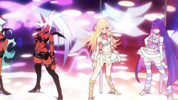 New garter stockings angel transformation animation