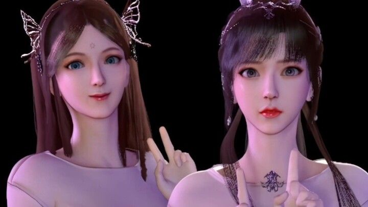 Xiao Xun'er and Ning Rongrong