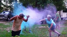 chalk ball prank on uncle larry Uncle Chris Reaction