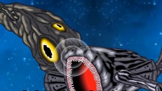 Con sâu nhỏ bé gặp Godzilla ngoài không gian! Đây là loại quái vật gì thế?