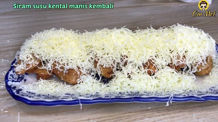 Pisang goreng gimbal bertabur keju sangat nikmat dan lezat