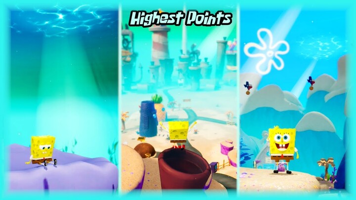 Jumping From the Highest Points in SpongeBob Battle for Bikini Bottom Rehydrated