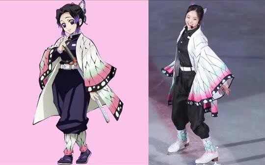 Tokyo Olympic figure skater cos Demon Slayer Butterfly Ninja! Netizen: The Tokyo Olympics should be so neat!