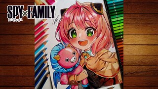 SPEED COLORING Anya Forger Anime Spy × Family [スパイファミリー]