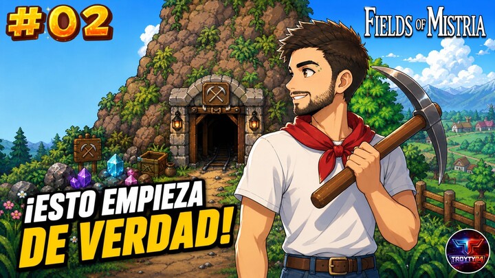 ¡POR FIN tenemos MINA! | Fields of Mistria #2. Gameplay español