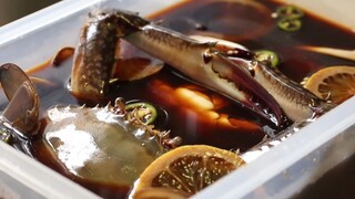 【韩式酱油酱蟹】韩国酱蟹做法，绝对绝对下饭，韩国人教你正宗酱蟹
