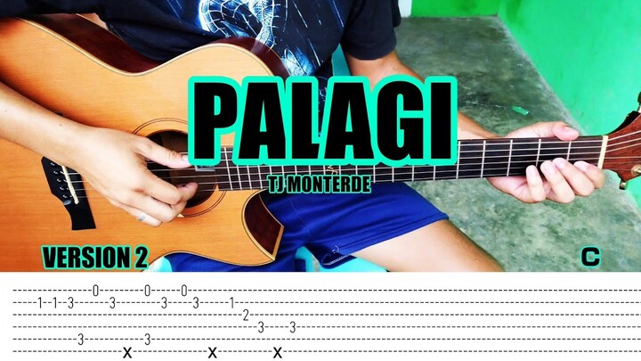 Palagi - Tj Monterde - Guitar Fingerstyle (Tabs) Chords Lyrics