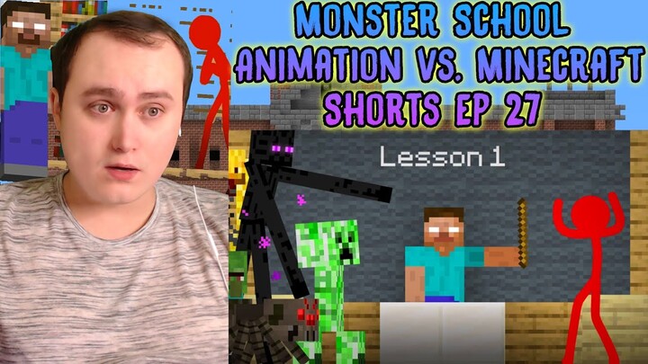 Monster School - Animation vs. Minecraft Shorts Ep 27 | Reaction