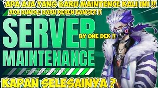 PENYEBAB & UPDATE MAINTENANCE FREEFIRE HARI INI 8 JUNI 2021 - UPDATE TERBARU GARENA FREEFIRE
