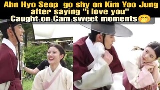 Ahn Hyo Seop Go Shy on Kim Yoo Jung after saying "I Love You" l BTS vs DramaScene #LoversOfTheRedSky