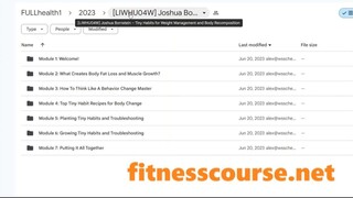 Joshua Bornstein – Tiny Habits for Weight Management and Body Recomposition