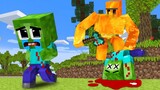 The minecraft life | Baby Zombie and Demon Iron Golem - Sad Story | Minecraft animation