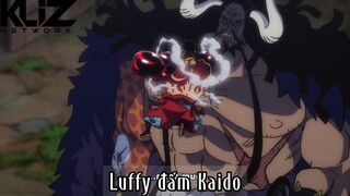 Luffy đấm Kaido