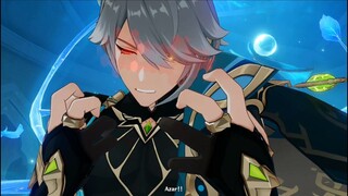 Alhaitam Rages on Azar | Alhaitam Get Captured | Genshin Impact 3.2 HD Scene