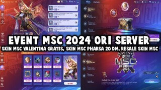 EVENT MSC 2024 ORIGINAL SERVER, SKIN MSC PHARSA 20 DIAMOND, TOTAL 37.850 MSC COIN GRATIS !!