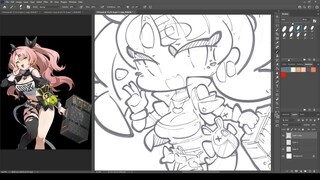 1454 - Nicole Demara / Zenless Zone Zero / #zenlesszonezero / Lineart 2-5