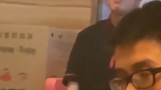 The customer stayed too late at the restaurant, making the waitress so sleepy she ended up becoming 