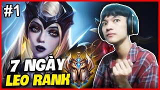 (LMHT) THỬ THÁCH 7 NGÀY LEO LÊN RANK THÁCH ĐẤU CỦA EM HIẾU LEBLANC!!!