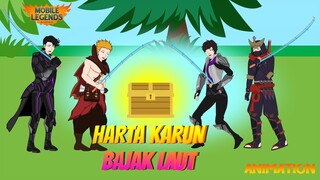 MOBILE LEGENDS ANIMATION | MENEMUKAN HARTA KARUN BAJAK LAUT