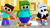 Monster School : Fat Baby Zombie Have Six Pack Because Friends - Sad Story - Minecraft Animation
