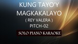 KUNG TAYO'Y MAGKAKALAYO ( REY VALERA ) ( PITCH-02 ) PH KARAOKE PIANO by REQUEST (COVER_CY)