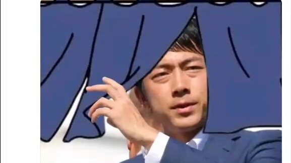 This photo of Japan's Minister of Agriculture, Water Resources and Fisheries Shinjiro Koizumi was cr