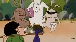 [Kehidupan sehari-hari keluarga Nohara] Oogway Shin-chan bertemu dengan trio kelinci jahat