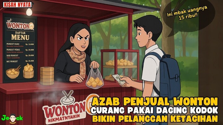 AZAB PENJUAL WONTON CURANG PAKAI DAGING KODOK BIKIN PELANGGAN KETAGIHAN