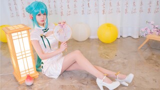[Cheongsam Hatsune cos] Invite you to spend the new year together ~ A thousand miles to invite the m