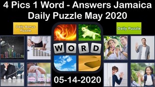 4 Pics 1 Word - Jamaica - 14 May 2020 - Daily Puzzle + Daily Bonus Puzzle - Answer - Walkthrough