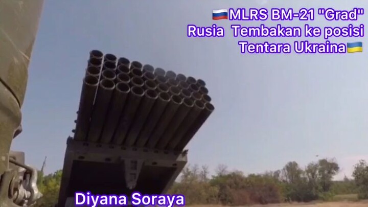 🇷🇺MLRS RUSIA SERANG BENTENG PERTAHANN musuh 🇺🇦