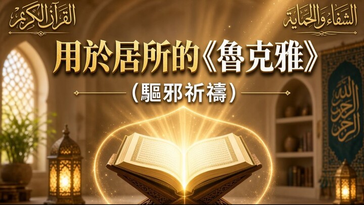 用於居所的《魯克雅》(驅邪祈禱) ঘরের জন্য রুকিয়াহ ঘরের শান্তি, জ্বিন, যাদু ও সকল অশান্তি দূর করার জন্য Ruqyah