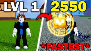 NOOB To MAX The FASTEST WAY In Blox Fruits