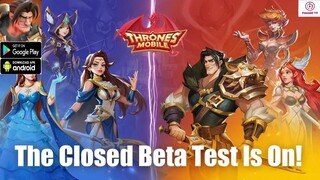 Thrones Mobile: Dragon War Gameplay - Game Android
