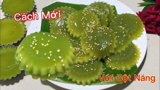 Bánh Da Lợn Đậu Xanh Lá Dứa mềm dẻo dai thơm ngon, béo bùi với nhân đậu xanh nước cốt dừa