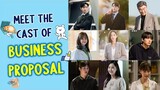 BUSINESS PROPOSAL CAST | Shin Hari, Kang Taemu, Jin Young Seo,  Cha Sung Hun and more!