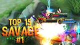 Savage ML Top 15 Savage Moments #1 - Mobile Legends