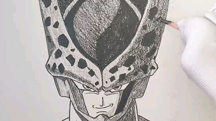 Cukup menggambar Sel "Dragon Ball"