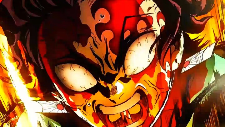 ⚡️ The Battle of the Gods, the whole place is on fire! Tanjiro awakens his markings and angrily kill