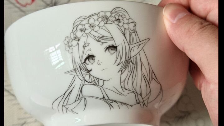 งานหัตถกรรมมรดกทางวัฒนธรรมที่จับต้องไม่ได้ ลายสีบนเคลือบ | ชามเซรามิก | ฟูลิเลียน (เวอร์ชันหนึ่งนาที