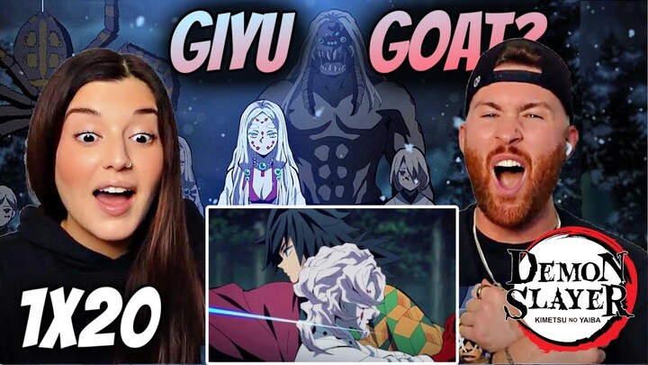 GIYU GREATNESS 🤌🏻 Demon Slayer 1x20 REACTION! | Pretend Family