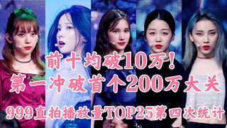 苏芮琪前九C组独苗！出现了！和符姐赞踩比有的一拼的后继者！中国妹妹被踩严重 全体直拍播放量TOP25统计