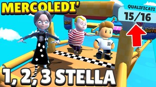 1, 2, 3, STELLA SU STUMBLE GUYS MA CON la SKIN di MERCOLEDI' della FAMIGLIA ADDAMS