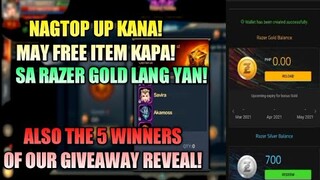 MAG TOP UP SA MU ORIGIN 2 GAMIT ANG RAZER GOLD AT MAKAKUHA NG MGA LIBRENG ITEMS | GIVEAWAY WINNERS