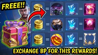 EXCHANGE BATTLE POINT FOR SPECIAL SKINS | BUY SKIN USING BP! - MOBILE LEGENDS