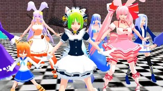 【mmd di gi charat】デ・ジ・キャラット9人娘で奇跡さえも