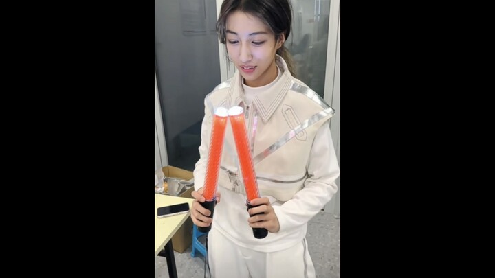 "Actually, we're talking about Wota Art"; Iris Xi; This is a small clip from backstage during the re