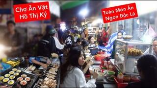 Khám phá Chợ Ăn Vặt Hồ Thị Kỷ rất nhiều món ăn ngon độc lạ ở ngoài ít bán