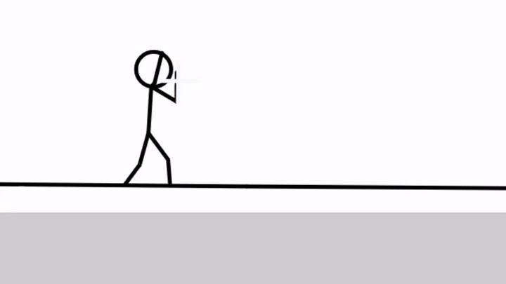 Using stickman animation to imitate Ultraman Showa's light skills